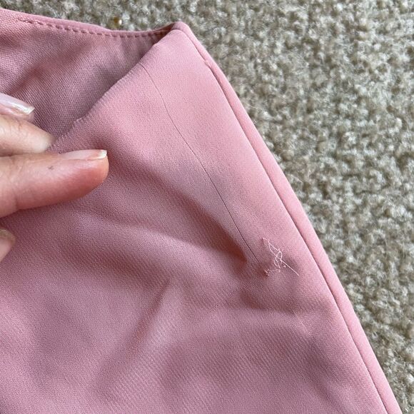 AFTER SIX TIE-BACK CUTOUT MAXI DRESS WITH FRONT SLIT IN DESERT ROSE SIZE O NWOT - Picture 3 of 9